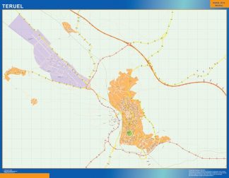Mapa Teruel callejero