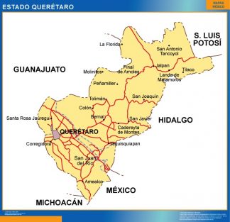 Mapa Estado Queretaro