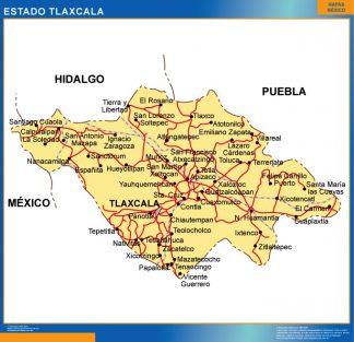 Mapa Estado Tlaxcala